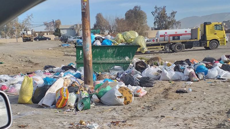 لە سلێمانی زبڵ و خاشاکی زۆر کۆبووەتەوە